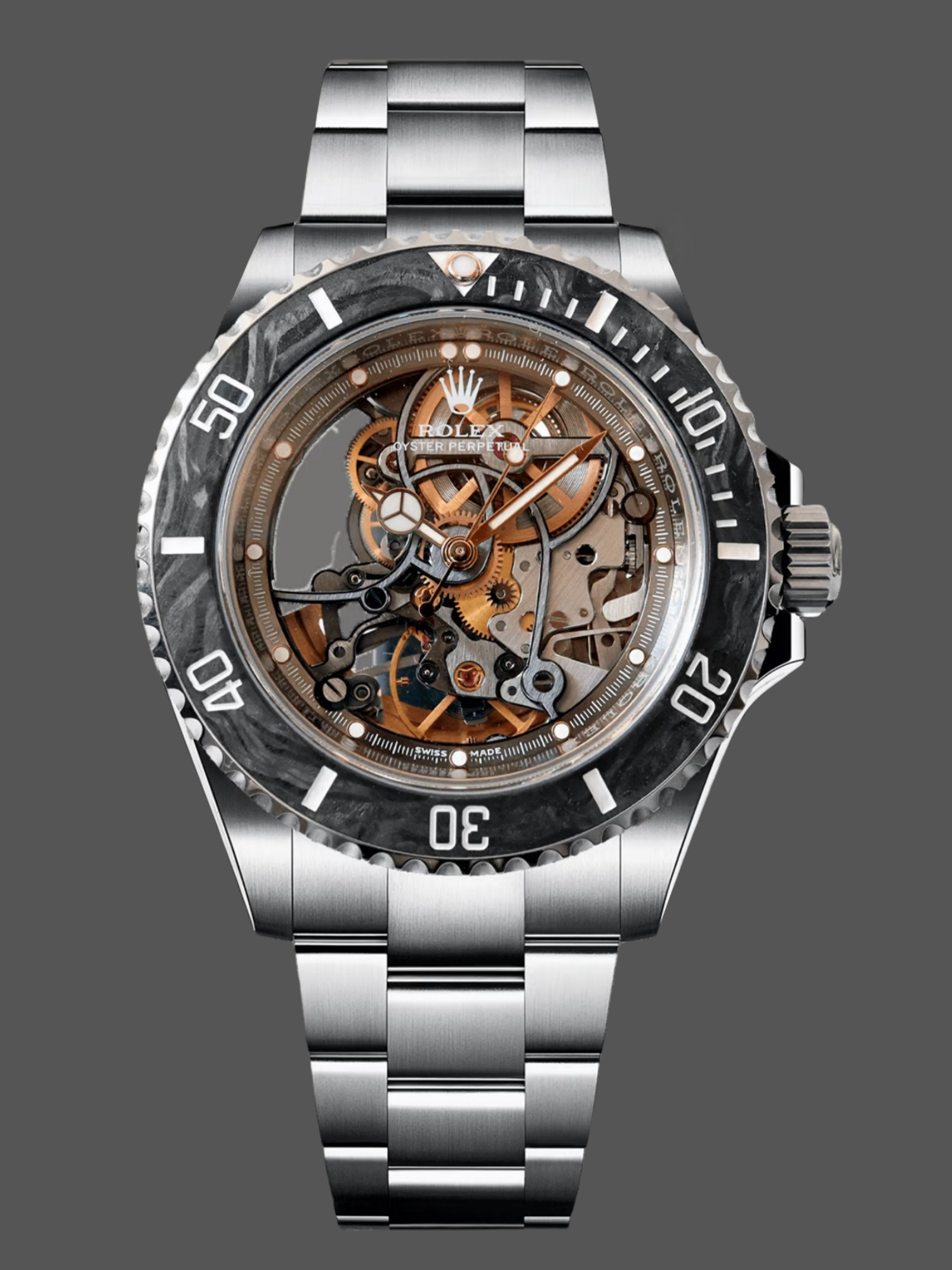 Rolex Submariner 114060 Skeleton Artisans de Geneve Andrea Pirlo Project 40mm